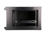 Extralink Szafka wisząca rack 4U 600x450 czarna szklane drzwi EX.2886 - 484910 - zdjęcie 8